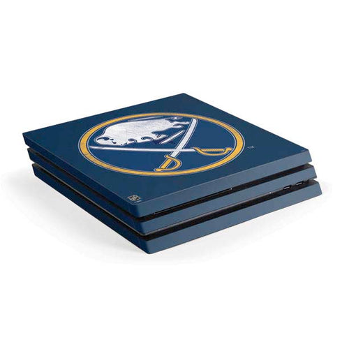 NHL Buffalo Sabres Distressed PS4 Pro Console Skin